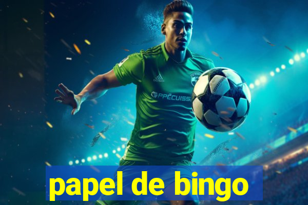 papel de bingo